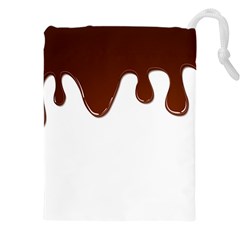 Chocolate Drawstring Pouch (4xl) by nate14shop