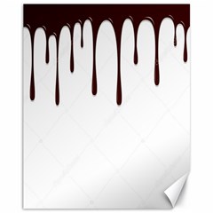 Illustration-chocolate-dropping-chocolate-background-vector Canvas 11  X 14  by nate14shop