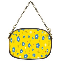 Floral Yellow Chain Purse (one Side) by nate14shop