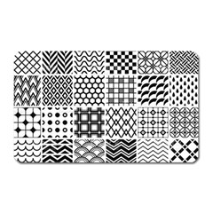 Ilustrasi Pattern Magnet (rectangular) by nate14shop