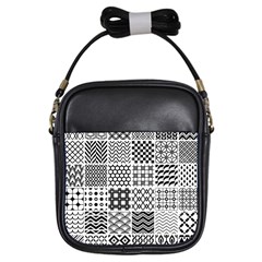 Ilustrasi Pattern Girls Sling Bag