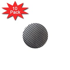 Metallic 1  Mini Magnet (10 Pack)  by nate14shop