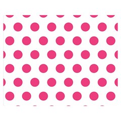 Polka-dots Double Sided Flano Blanket (medium)  by nate14shop