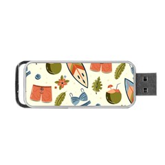 Seamless Pattern Portable Usb Flash (two Sides) by nate14shop