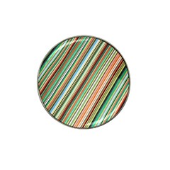 Stripe-colorful-cloth Hat Clip Ball Marker (10 Pack) by nate14shop