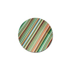 Stripe-colorful-cloth Golf Ball Marker (4 Pack) by nate14shop