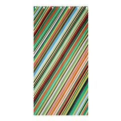 Stripe-colorful-cloth Shower Curtain 36  X 72  (stall)  by nate14shop