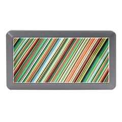 Stripe-colorful-cloth Memory Card Reader (mini) by nate14shop