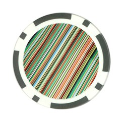 Stripe-colorful-cloth Poker Chip Card Guard (10 Pack)