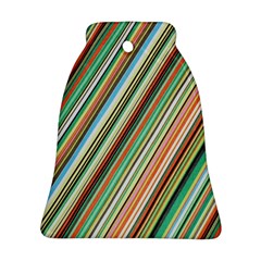 Stripe-colorful-cloth Ornament (bell) by nate14shop