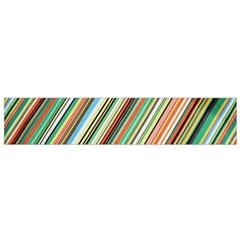 Stripe-colorful-cloth Small Flano Scarf by nate14shop