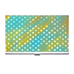 Abstract-polkadot 01 Business Card Holder by nate14shop