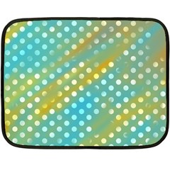 Abstract-polkadot 01 Double Sided Fleece Blanket (mini) 