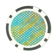 Abstract-polkadot 01 Poker Chip Card Guard (10 Pack)