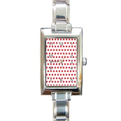 Abstract-polkadot 02 Rectangle Italian Charm Watch by nate14shop