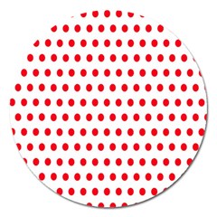 Abstract-polkadot 02 Magnet 5  (round) by nate14shop