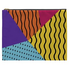 Background-lines-callor Cosmetic Bag (xxxl) by nate14shop