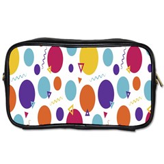 Background-polkadot 01 Toiletries Bag (Two Sides)