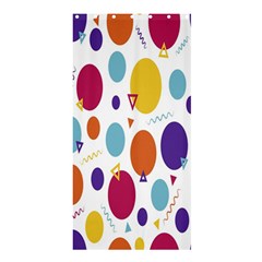 Background-polkadot 01 Shower Curtain 36  x 72  (Stall) 