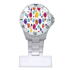 Background-polkadot 01 Plastic Nurses Watch