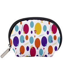 Background-polkadot 01 Accessory Pouch (Small)