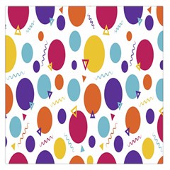 Background-polkadot 01 Square Satin Scarf (36  x 36 )