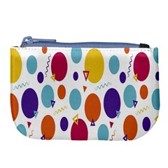 Background-polkadot 01 Large Coin Purse