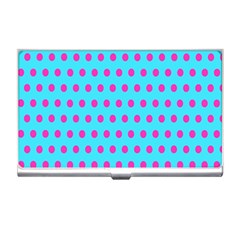 Background-polkadot 02 Business Card Holder