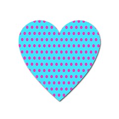 Background-polkadot 02 Heart Magnet