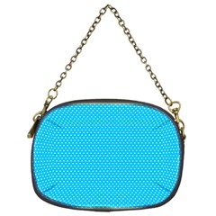 Blue,polkadots,polka Chain Purse (one Side) by nate14shop