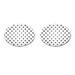 Circle Cufflinks (oval) by nate14shop