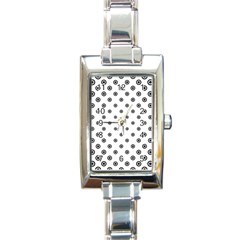 Circle Rectangle Italian Charm Watch