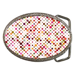 Colorful-polkadot Belt Buckles