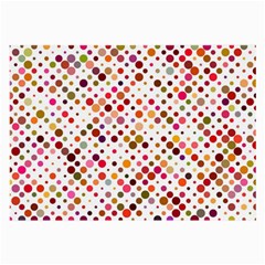 Colorful-polkadot Large Glasses Cloth (2 Sides)