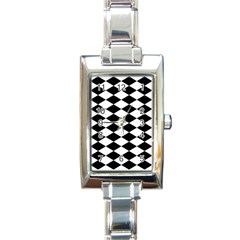 Diamond Rectangle Italian Charm Watch