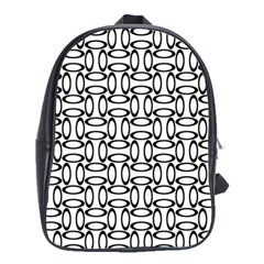 Ellipse-pattern School Bag (large) by nate14shop