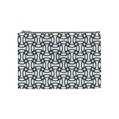 Ellipse-pattern Cosmetic Bag (medium) by nate14shop