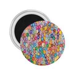 Floral-flower 2.25  Magnets