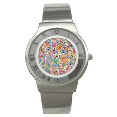 Floral-flower Stainless Steel Watch