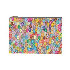 Floral-flower Cosmetic Bag (Large)