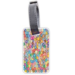 Floral-flower Luggage Tag (one side)