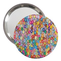 Floral-flower 3  Handbag Mirrors