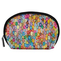 Floral-flower Accessory Pouch (Large)