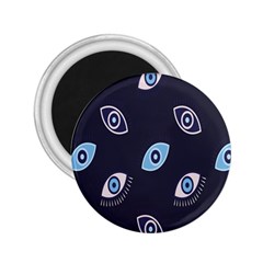 Eyes Evil Eye Blue Pattern Design 2 25  Magnets