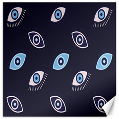 Eyes Evil Eye Blue Pattern Design Canvas 20  X 20  by artworkshop