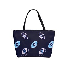 Eyes Evil Eye Blue Pattern Design Classic Shoulder Handbag by artworkshop