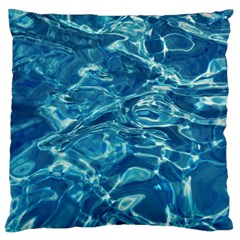 Surface Abstract  Large Flano Cushion Case (two Sides)