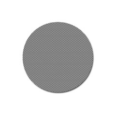 Gray-polkadots Magnet 3  (Round)