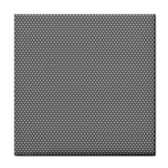 Gray-polkadots Face Towel