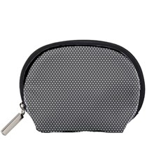 Gray-polkadots Accessory Pouch (Small)